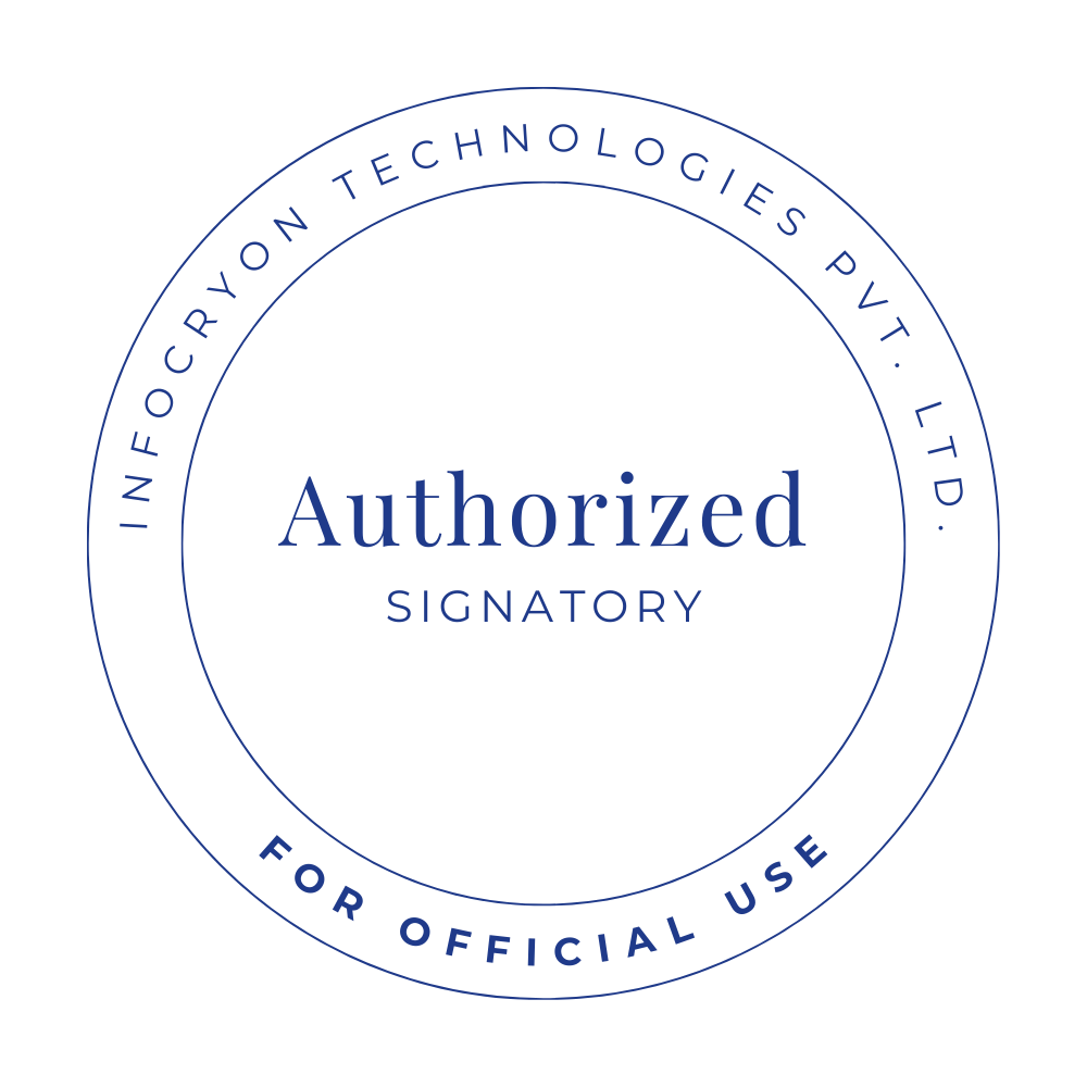Infocryon official stamp
